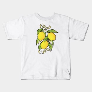 Fresh Citrus Lemons Kids T-Shirt